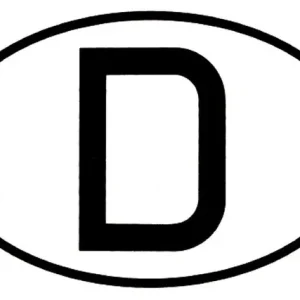 D-Schild Euro-Norm Direkt Vom Hersteller