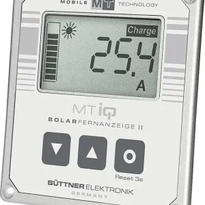 Solar-Fernanzeige Büttner MT II für Solarregler Farbe silber Solange Der Vorrat Reicht