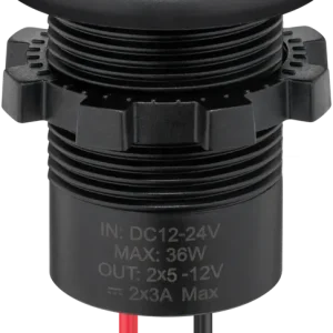 Dualer USB Einbaucharger USB-A und USB-C mit Schnellladetechnik 12 V / 24 V Sofort Bestellen
