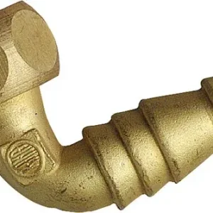 Abverkauf Messing-Winkeltülle 90° 3 / 8 Zoll , 10 / 12 mm