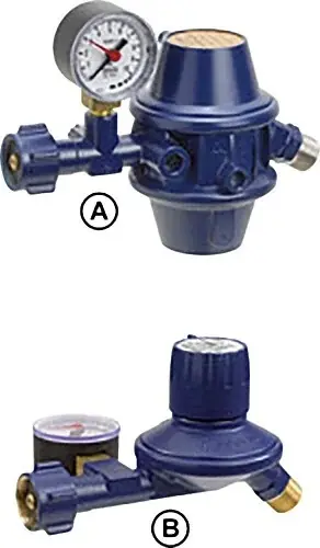 Zweiflaschenanlage GOK Caramatic BasicTwo 50mbar 1,5kg/h Komb.W x G 1/4 LH-KN Nur Für Kurze Zeit