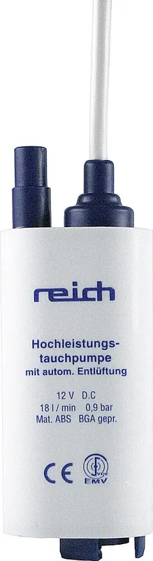 Tauchpumpe Reich 18 l/min 0,9 bar 2,5 – 3,0 A speziell passend für Dethleffs Begrenztes Angebot