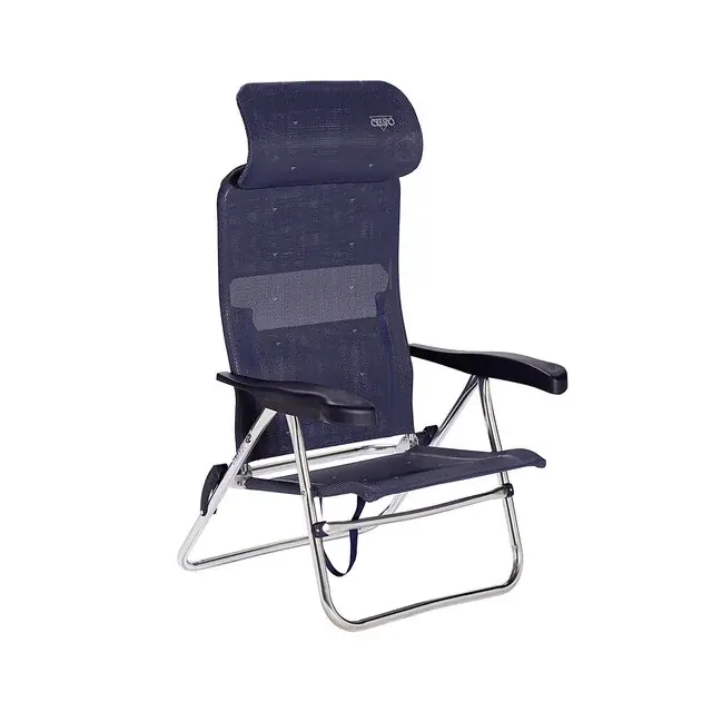 Strandstuhl CRESPO Beach Chair Alu Farbe blau Top-Angebot