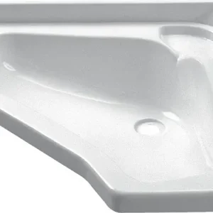 Eckwaschbecken Carysan 438 x 125 x 438 mm Farbe reinweiß Neuheit