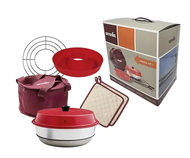 Neuheit Backofen OMNIA Camping KIT 1, 5-teilig