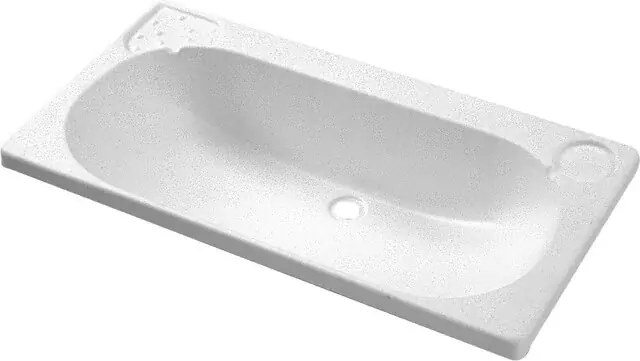 Jetzt Bestellen Waschbecken Carysan tiefe Mulde 642 x 160 x 343 mm Farbe weiß