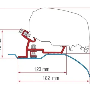 Preisknaller Adapterkit F80/ F65 Fiat Ducato / Citroen Jumper, Peugeot Boxer H2 ab 2006