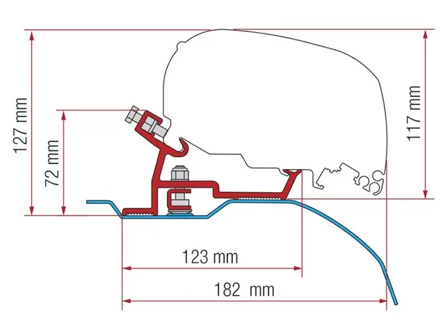 Preisknaller Adapterkit F80/ F65 Fiat Ducato / Citroen Jumper, Peugeot Boxer H2 ab 2006