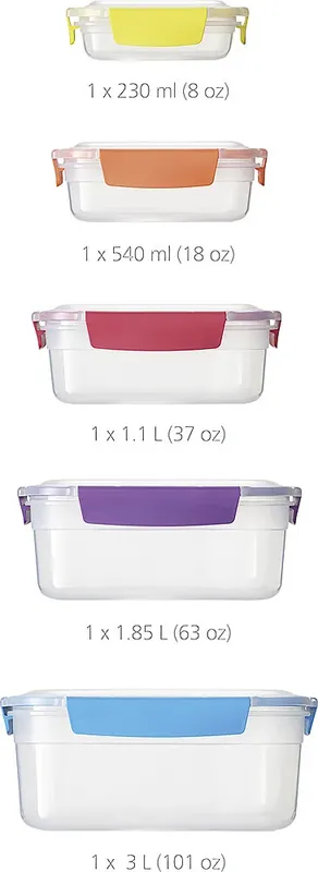 Vorratsdosen-Set Nest™ Lock multicolour Preisreduziert