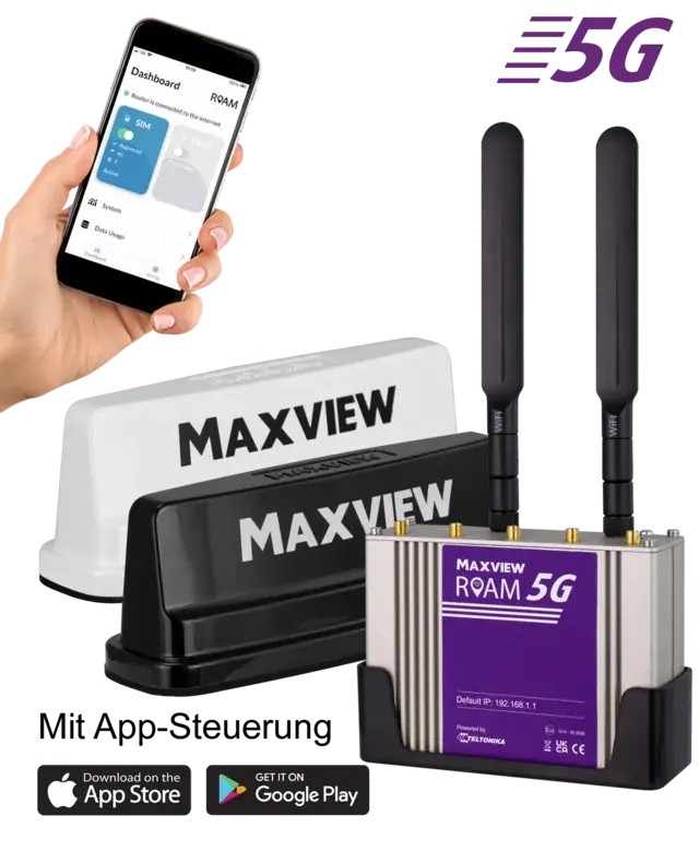 Maxview Roam Campervan 4×4 LTE / WIFI 5G Antenne Nur Für Kurze Zeit
