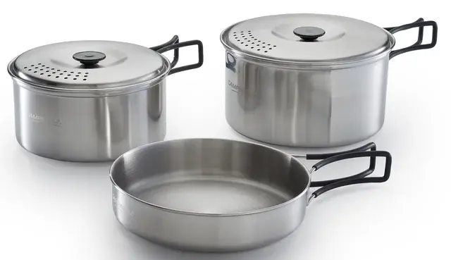 Camping-Kochgeschirrset CAMPINGAZ 5-tlg. 2 Töpfe, 2 Deckel, 1 Pfanne Billig