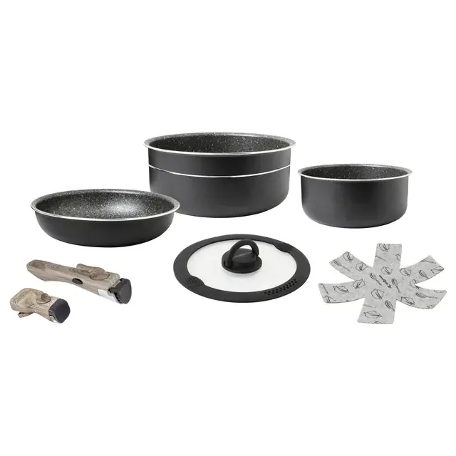 Topfset BRUNNER Pirate Spacemaster Durchm. 24 cm Farbe schwarz Top-Angebot
