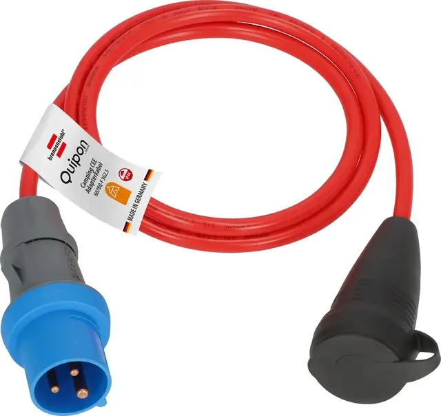 Adapterleitung Quipon LINK BQ 1,5 m 3 x 2,5 Kupplung Schuko Stecker CEE Markenware