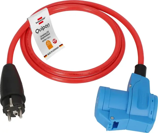 Adapterleitung Quipon LINK BQ 1,5 m 3 x 2,5 Stecker Schuko Winkelkupplung CEE Top-Angebot