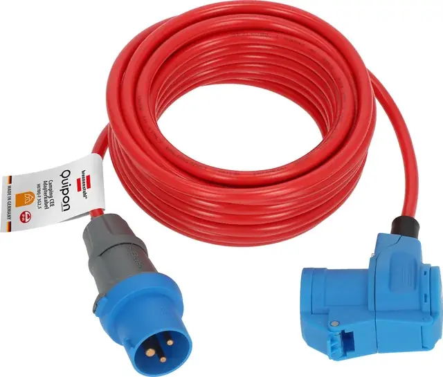Sichere Zahlung Verlängerungskabel Quipon REACH BQ10 m 3 x 2,5 Stecker CEE Winkelkupplung CEE