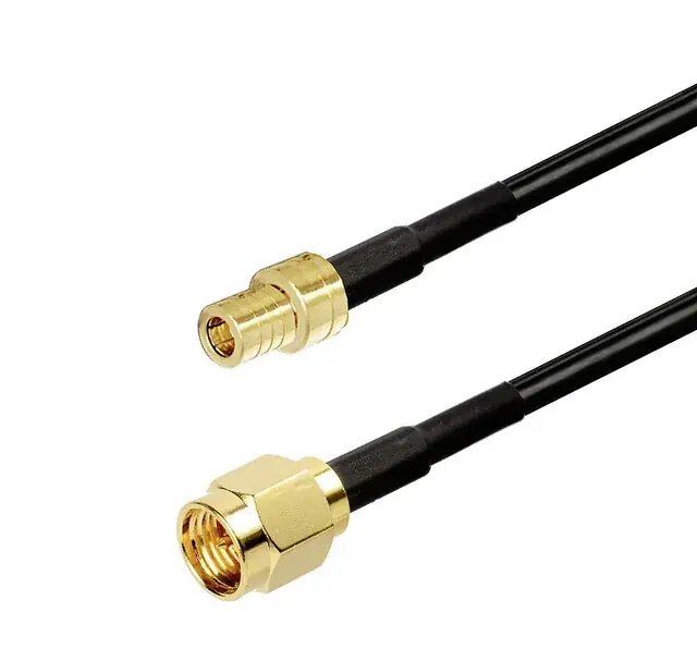 Adapterkabel RG 174 SMA _m_ / SMB _m_ 100 mm Zertifiziert