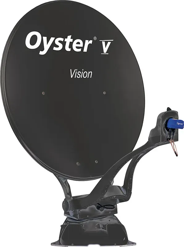 Ausverkauf Satanlage automatisch Oyster 5 Premium 85 Twin Farbe anthrazit inkl. Smart TV 27 Zoll