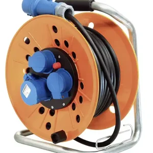 Kabeltrommel CEE 230 V Kabellänge 25 m Farbe orange Neue Ware