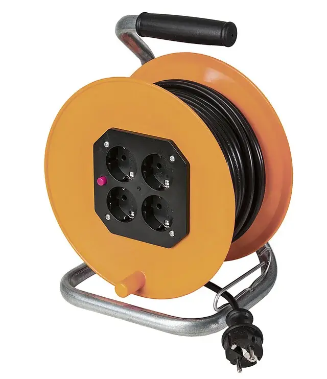Direkt Vom Hersteller Kabeltrommel Kabellänge 25 m Farbe orange