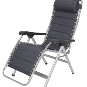 Saisonangebot Relax Entspannungsliege CRESPO Deluxe gepolstert Farbe anthrazit