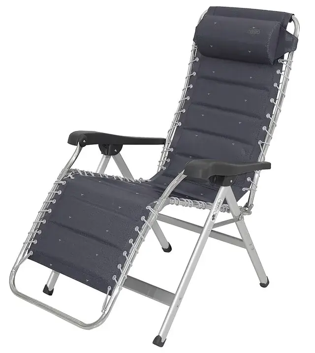 Saisonangebot Relax Entspannungsliege CRESPO Deluxe gepolstert Farbe anthrazit