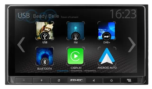 Bestseller Infotainer 2DIN mit 6,75 Zoll / 17,1 cm Touchscreen