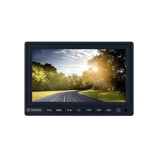 Monitor Caratec Safety CSM7010 für CVBS- und AHD-Kameras 17,6 cm _7 Zoll_ Begrenztes Angebot