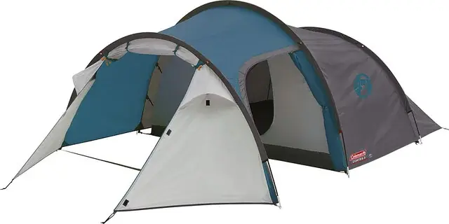 Preiswert Zelt Cortes 3 185 x 115 x 370 cm Farbe blau