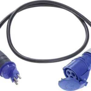 Jetzt Kaufen CEE-Adapterleitung Weingärtner Schweiz Typ 23S – 16A/250V CEE 3-polig 16A/250 V 1,5 m, Farbe schwarz