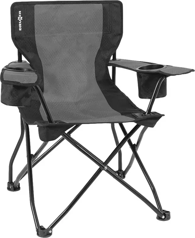 Begrenztes Angebot Faltstuhl BRUNNER ACTION ARMCHAIR EQUIFRAME Farbe schwarz / grau C20