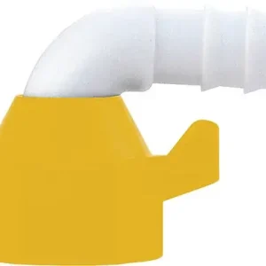 Winkel-Aufschraubtülle LILIE 12 mm Trinkwassersystem WeißGelb® Schneller Versand