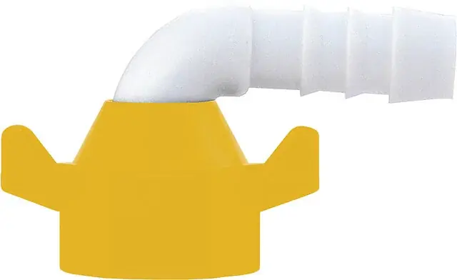Winkel-Aufschraubtülle LILIE 12 mm Trinkwassersystem WeißGelb® Schneller Versand