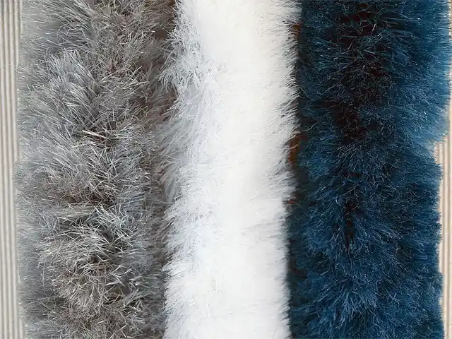Bestseller Superflausch-Türvorhang blau/weiß/grau