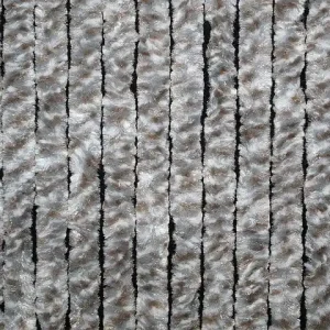 Garantierte Lieferung Superflausch-Türvorhang weiß/silber/braun