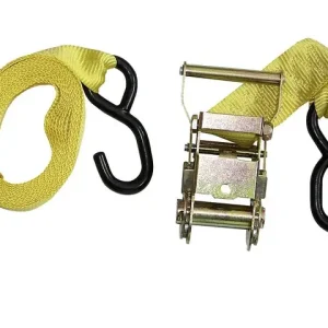 Spanngurt mit Ratsche, 3,5 cm breit, gelb Kracherpreis