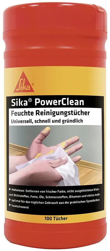 Sofort Bestellen SikaPowerClean Hand- reinigungstücher Inhalt 100 Stück