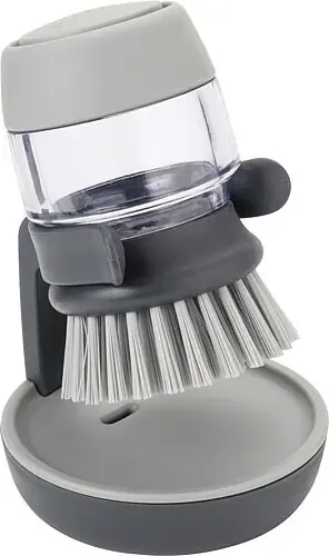 Garantierte Lieferung Spülbürste Joseph Joseph Palm Scrub™ grau Bürste mit Geschirrspülmittel