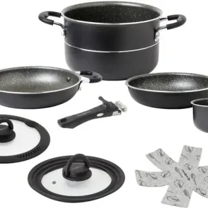 Billig Topfset BRUNNER Pirate 7 + 1 Durchm. 22 cm