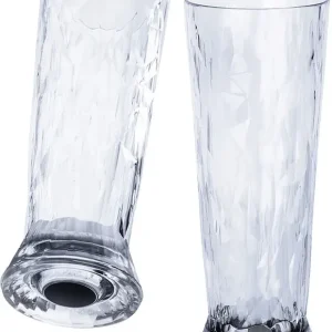 Garantierte Lieferung Magnet-Kunststoffgläser silwy BIER 2er-Set Hightech 500 ml Fb. transparent inkl. 2 Nano-Gel-Pads