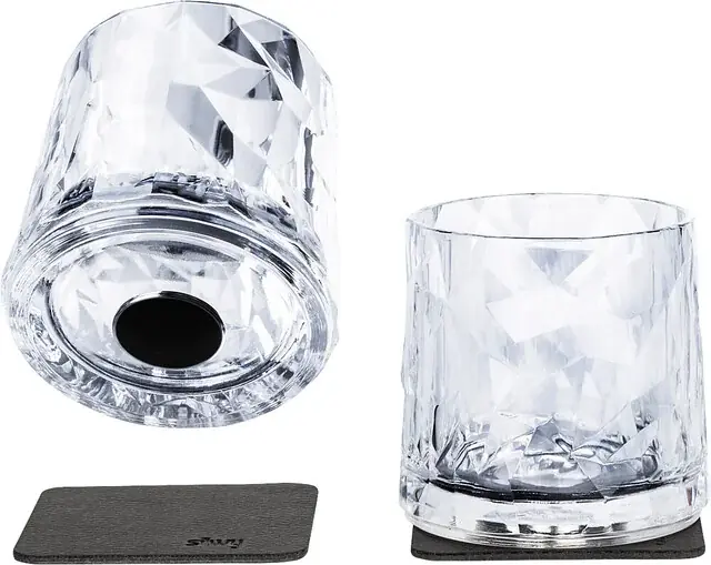 Meistverkauft Magnet-Kunststoffgläser silwy TUMBLER 2er-Set Hightech 250ml Fb. transparent inkl. 2 Nano-Gel-Pads