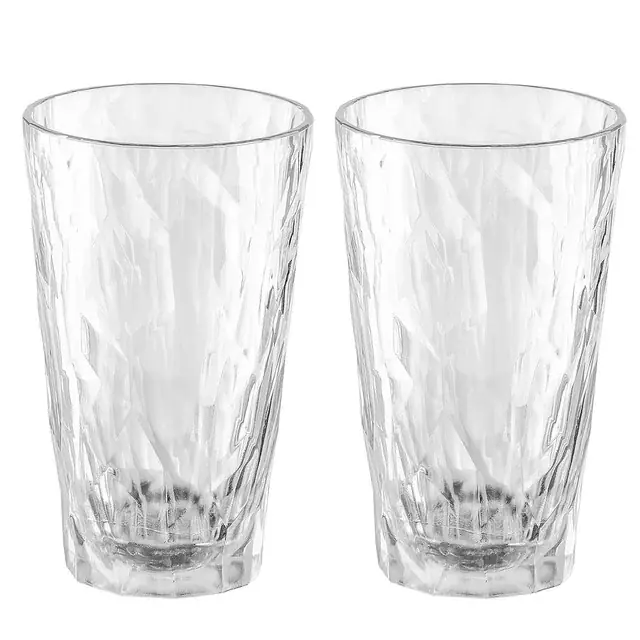 Trinkglas koziol CLUB No. 6 Superglas 300 ml, 2er-Set Farbe crystal clear Direktkauf