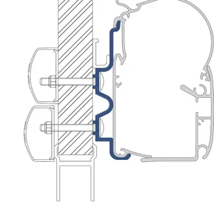 Adapterkit 4-tlg. DOMETIC PerfectWall 1100 + 1500 passend für Hymer Camp Saisonangebot