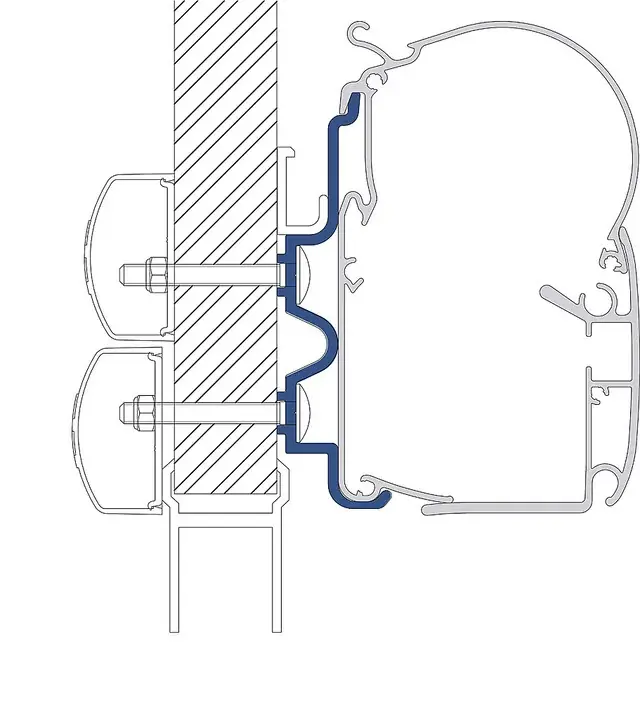 Adapterkit 4-tlg. DOMETIC PerfectWall 1100 + 1500 passend für Hymer Camp Saisonangebot