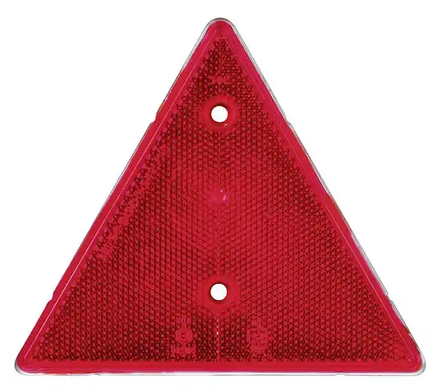Günstig Dreieckrückstrahler ohne Halter 2 er- Set Farbe rot