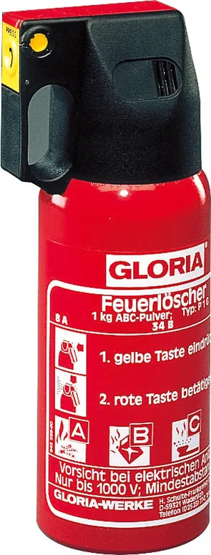 Auto Feuerlösche P1 G 1 kg Geprüft