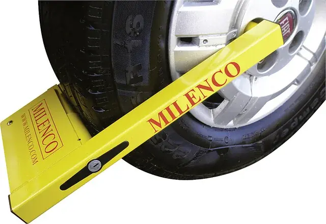 Jetzt Bestellen Radkralle Milenco 12 – 16 Zoll für Reisemobil
