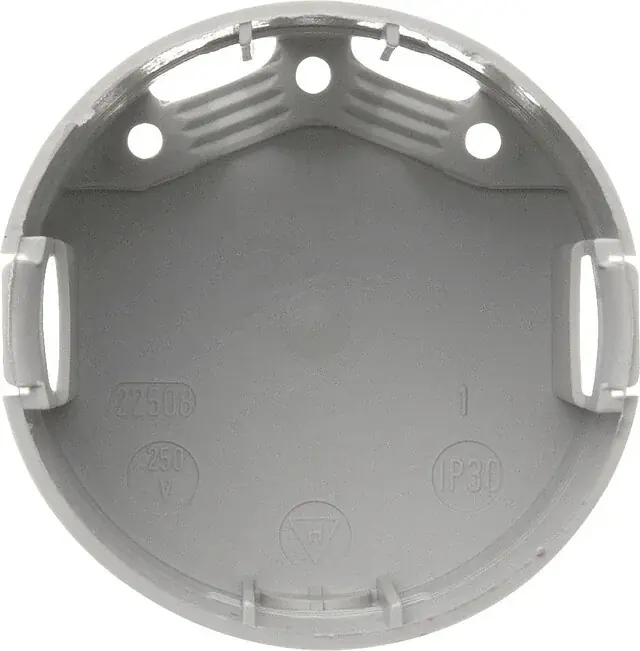 Preis Gesenkt Berührungsschutzdose Berker 1-fach Farbe grau Ø 49 mm