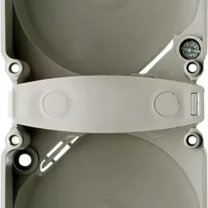 Berührungsschutzdose Berker 2-fach Farbe grau Ø 49 mm Super-Preis