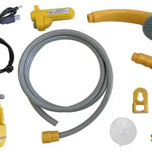 Letzte Chance Mobile Dusche H.A.B.A. mit Akku Farbe gelb / grau
