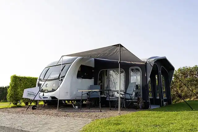 Online Kaufen Sonnensegel Vango für Caravanvorzelt, seitlich, Farbe cloud grey